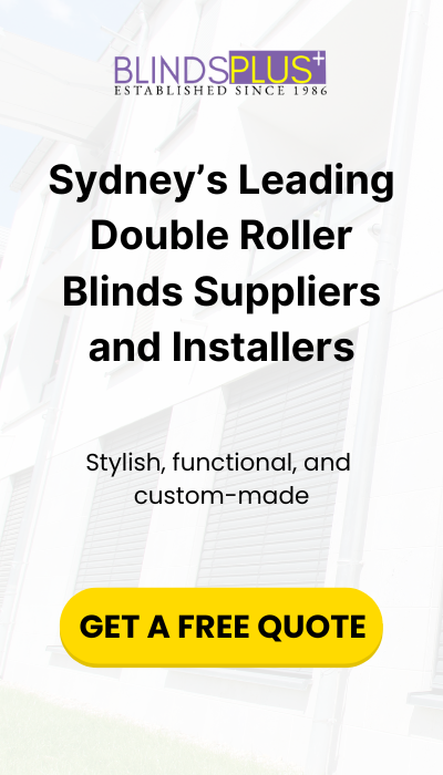 Double Roller Blinds Sydney