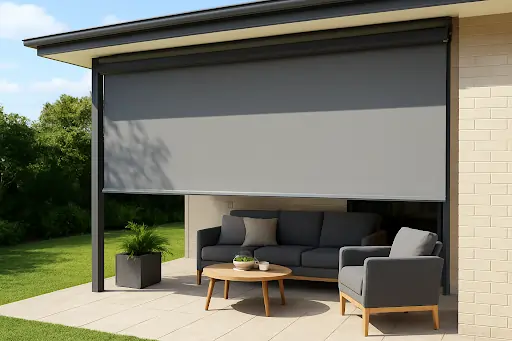 Outdoor Blinds Help Reduce Heat and Glare