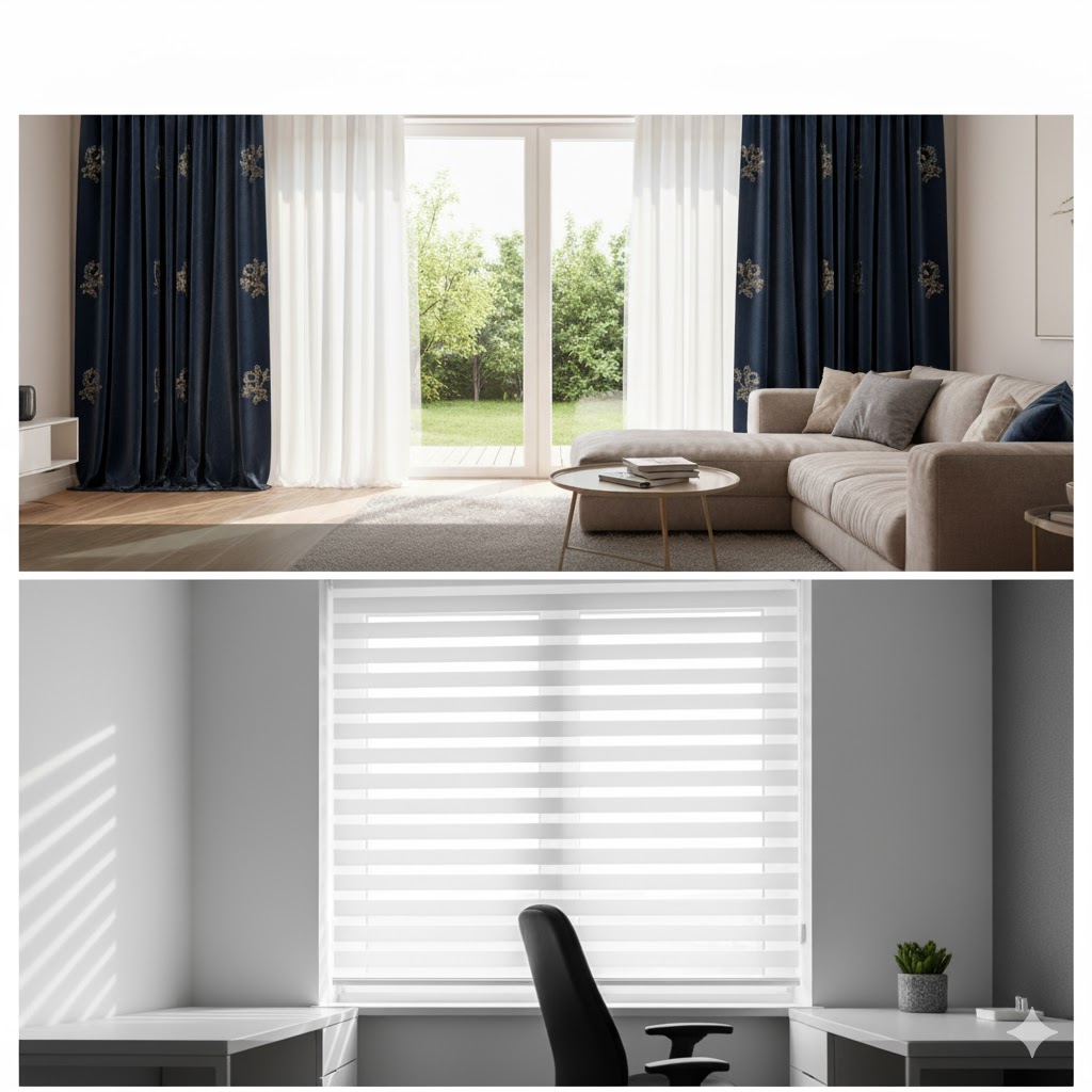 Which Is Best for Home Decoration – Curtains or Blinds?