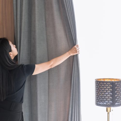 curtains installation in Telopea